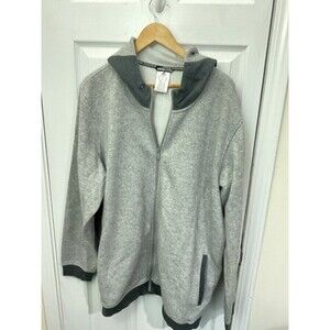 Adidas Basketball Gray Full-Zip Hoodie